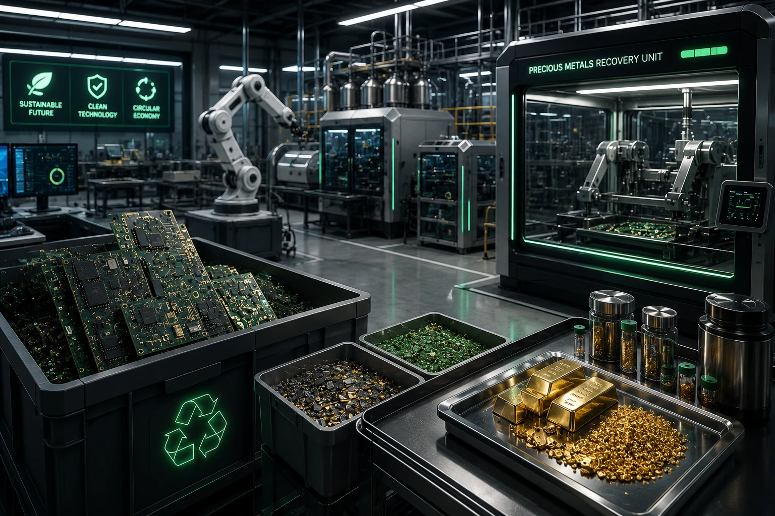 Modern precious metal recovery facility
